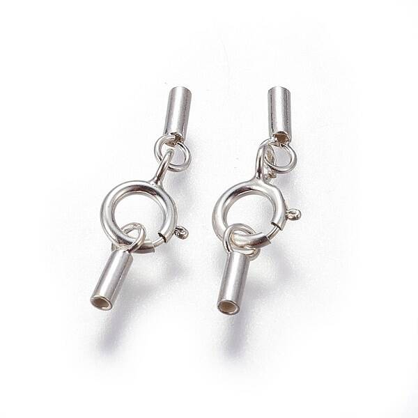 925 Sterling Silver Spring Ring Clasps