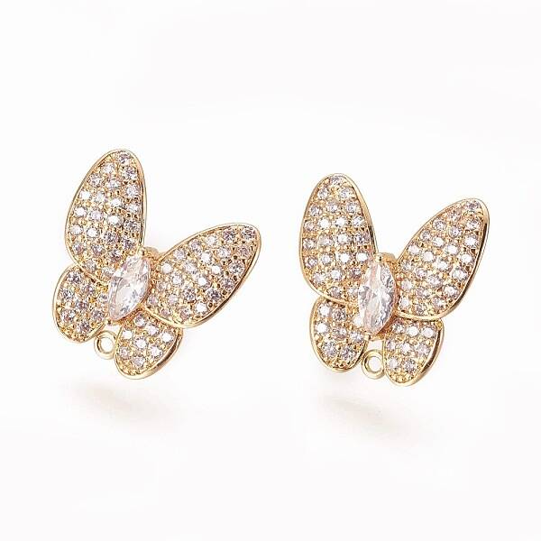 Brass Ear Stud Components