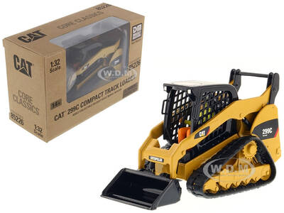 CAT Caterpillar 299C Compact Track Loader with Work Tools and Operator Core Classics Series 1/32 Diecast Model by Diecast Mas...