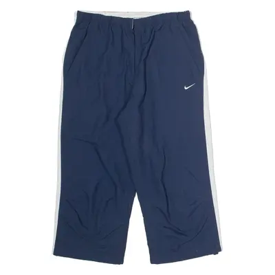 NIKE 3/4 Length Womens Sports Shorts Blue M W28