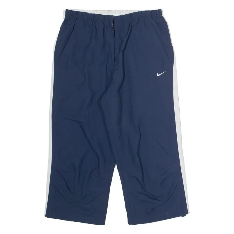 NIKE 3/4 Length Womens Sports Shorts Blue M W28