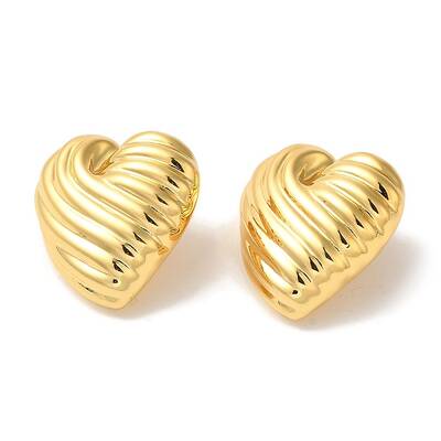 Rack Plating Brass Stud Earrings