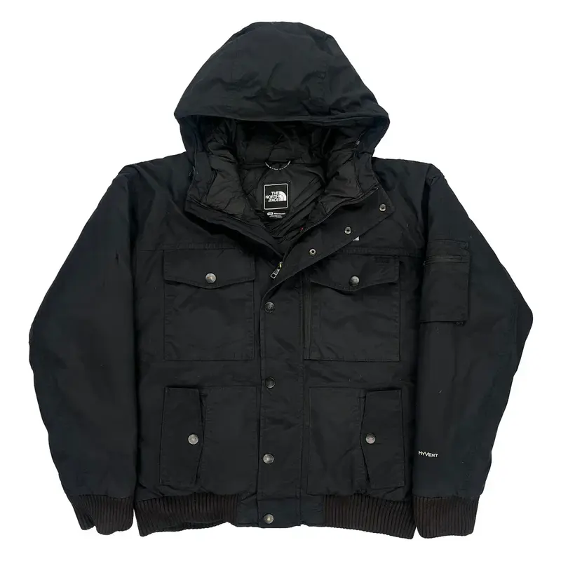 Hyvent The North Face Waterproof Jacket - Medium Black Polyester | Size: medium