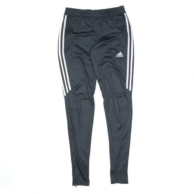 ADIDAS Track Pants Grey Skinny Womens XS W26 L31