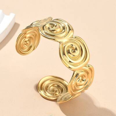 304 Stainless Steel Cuff Bangles for Women