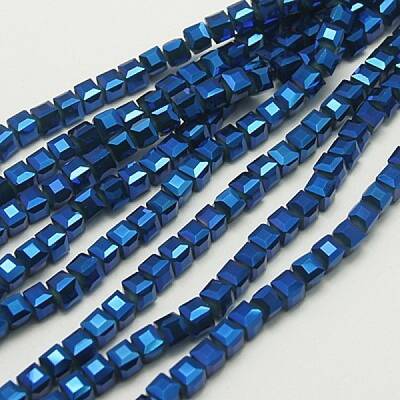 Electroplate Glass Beads Strands