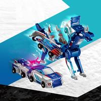 Transformable Car Toy, 1 Box Transformer Car Magnetic Deformation Combination Car Toy, Model Toy for Kids, Birthday Gift for ...