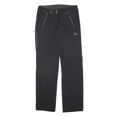 MAMMUT Womens Trousers Black Regular Straight W30 L32