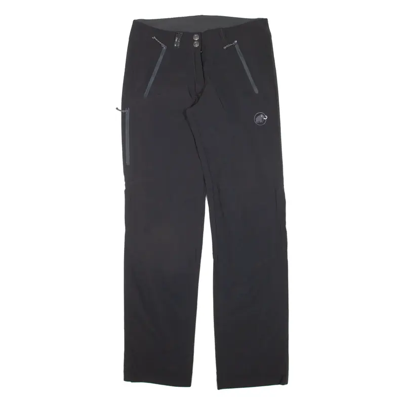 MAMMUT Womens Trousers Black Regular Straight W30 L32