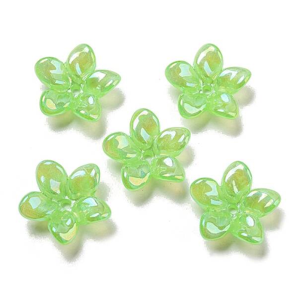 AB Color Plated Acrylic Beads