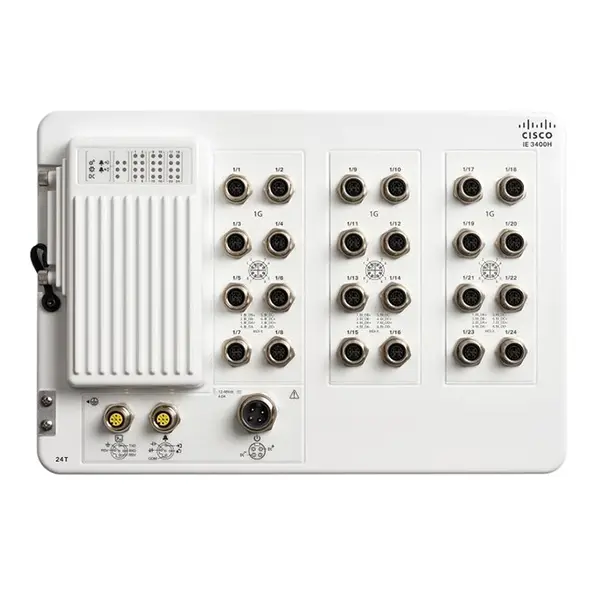 Cisco IE-3400H-24T-E= | Catalyst IE3400 Heavy Duty Series IE-3400H-24T 24 x Ports 10/100Base-T Layer 2 Managed Wall-mountable...