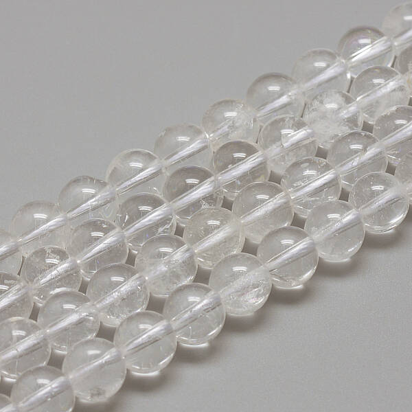 Natural Quartz Crystal Beads Strands