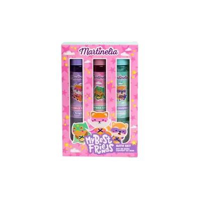 Martinelia My Best Friends bath set for children 3+ bath salt 80 g + shower gel 60 ml + shower gel 60 ml