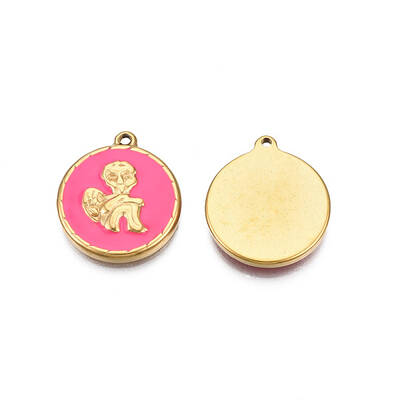 304 Stainless Steel Enamel Pendants