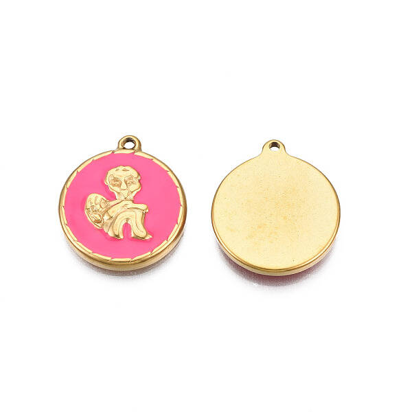 304 Stainless Steel Enamel Pendants