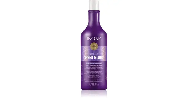 INOAR Absolut Speed Blond Conditioner for Blonde Hair Neutralizing for Yellow Tones 1000 ml