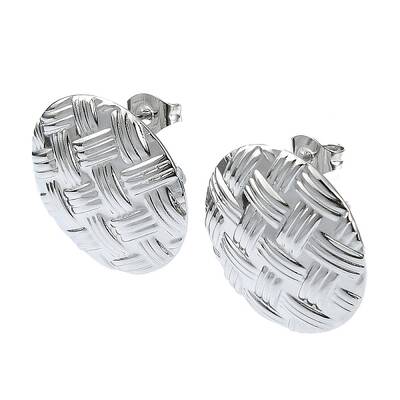 Tarnish Resistant 201 Stainless Steel Stud Earrings