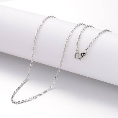 Non-Tarnish 304 Stainless Steel Cable Chain Necklaces