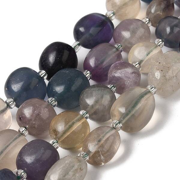 Natural Fluorite Beads Strands