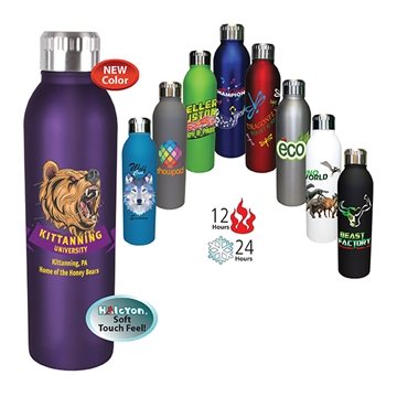 50 Promotional Halcyon 17 oz Deluxe Bottle, Full Color Digital - ...