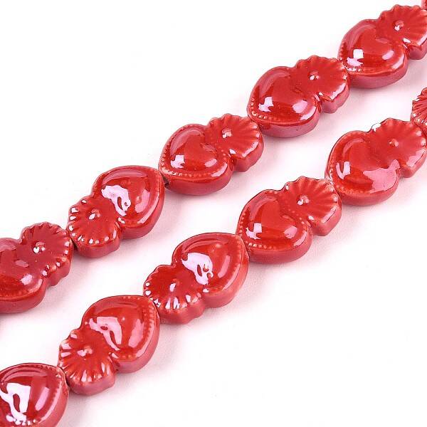 Handmade Porcelain Beads Strands