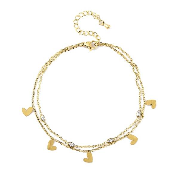 Ion Plating(IP) 304 Stainless Steel Chains Anklet