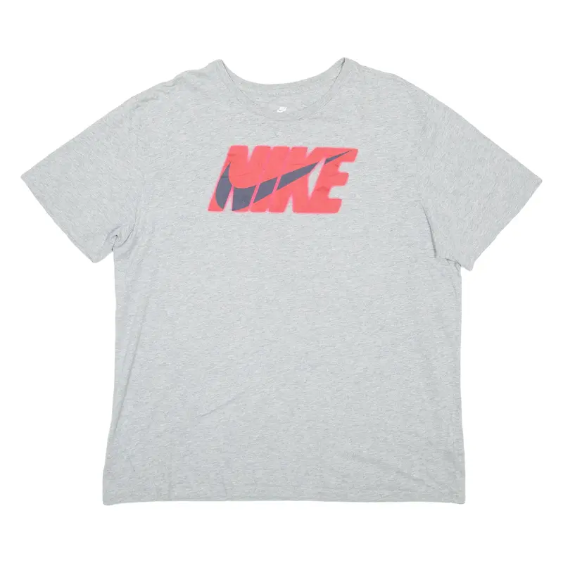 NIKE Mens T-Shirt Grey XL