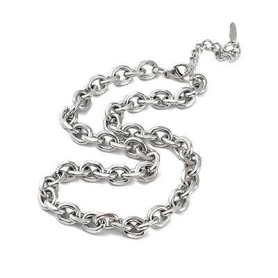 Non-Tarnish 304 Stainless Steel Rolo Chain Necklace