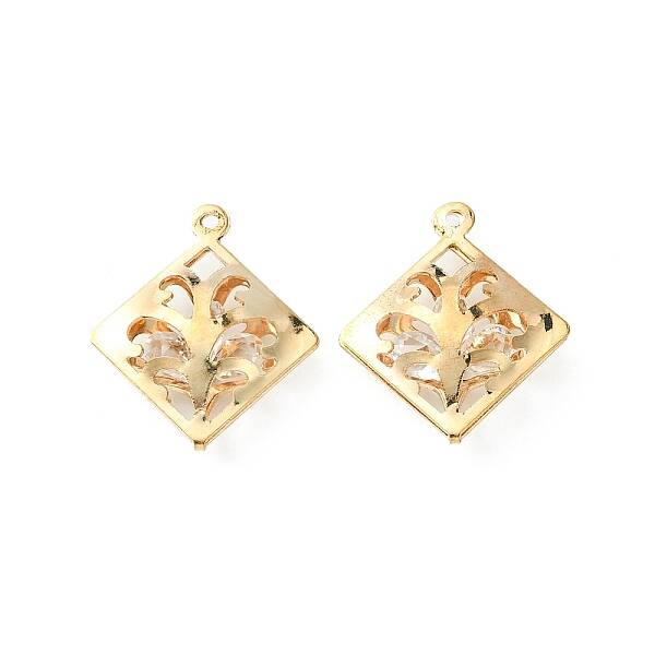 Crystal Glass Rhinestone Pendants