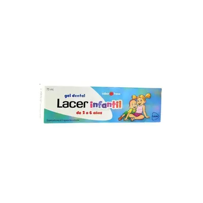 Gel Lacer Infant al gusto di fragola 75 ml