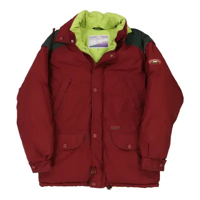 Diadora Coat - Large Red Down And Feather
