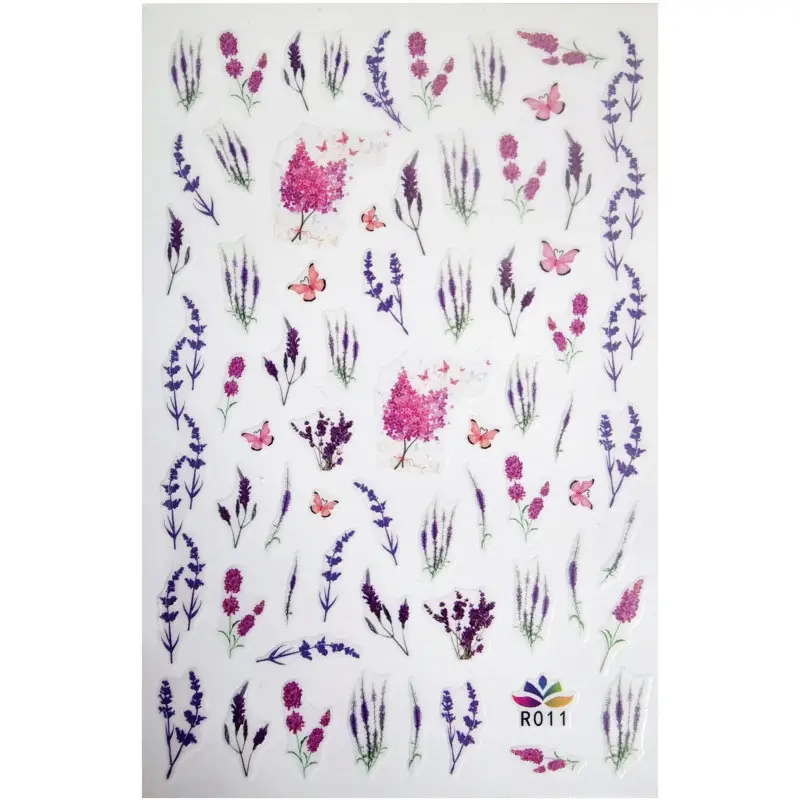 Stickers Deni Carte Lavender Lilac - Nail Stickers