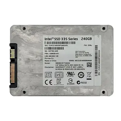 Intel SSDSC2CT240A4K5 | 335 240GB Multi-Level Cell SATA 6Gb/s 2.5-Inch Solid State Drive