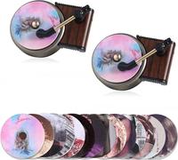 Oloey Retro Gramophone Style Car Air Outlet Decoration - Classical and Classic Reproduction to Enhance Car Style,turntable fr...