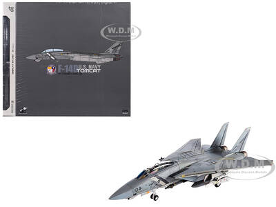 Grumman F-14D Tomcat Fighter Aircraft VF-2 Bounty Hunters NE104 (2002) United States Navy  1/72 Diecast Model by JC Wings