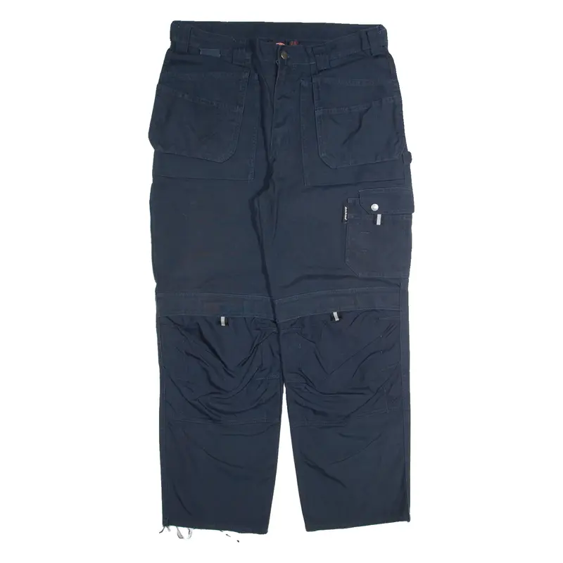 DICKIES Workwear Mens Trousers Blue Regular Straight W36 L28