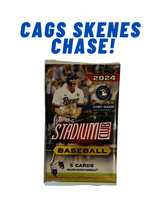 CAGS & SKENES CHASE! 2024 Topps Stadium Club Blaster Pack