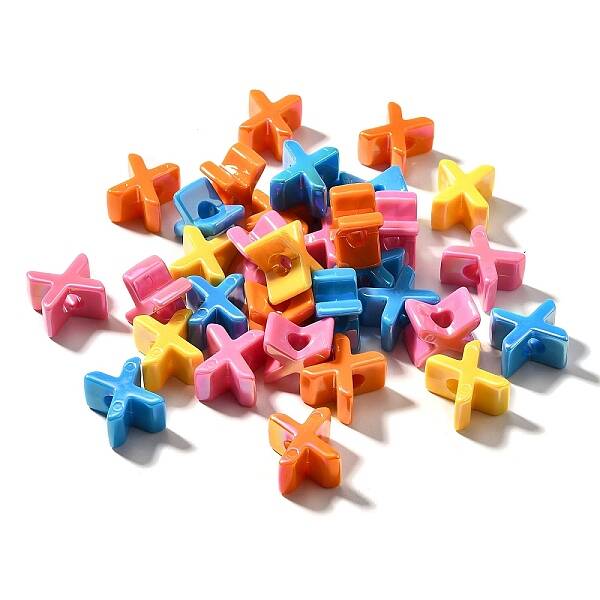 UV Plating Opaque Acrylic Beads
