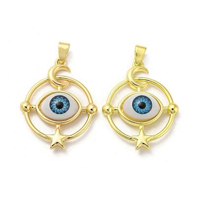 Real 18K Gold Plated Brass Pendants