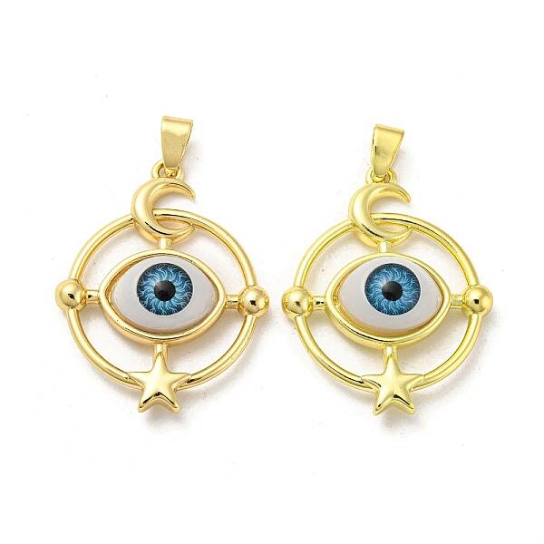 Real 18K Gold Plated Brass Pendants