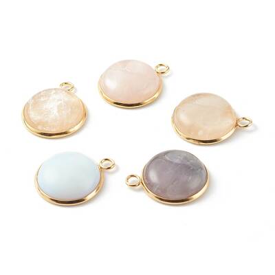 Natural & Syntheticl Gemstone Pendants