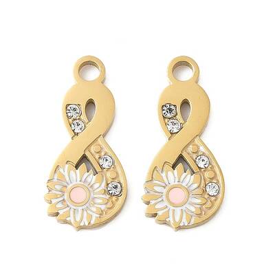 304 Stainless Steel Enamel Pendants