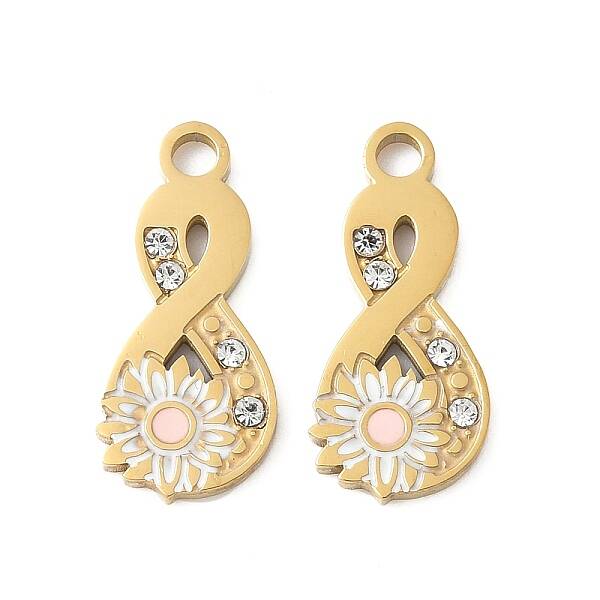 304 Stainless Steel Enamel Pendants