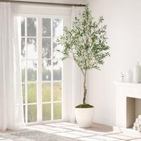 6/7/8FT Artificial Olive Tree  Indoor Corner Minimally Decorated Fake Tree Plants For Gates, Hallways, or Balcony