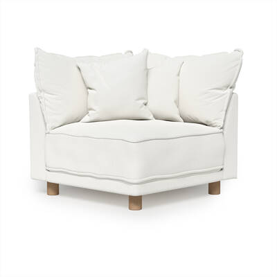 Oslo Sectional Corner Piece (Pearl)