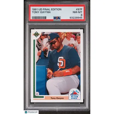 Tony Gwynn PSA 1991 Upper Deck Final Edition #97F 8 93228945