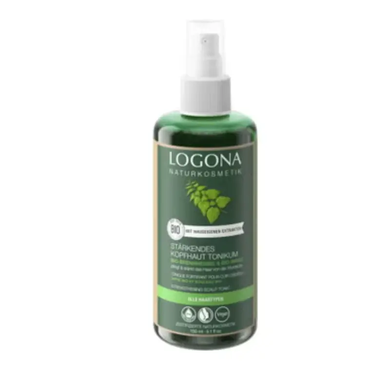Logona Strengthening Scalp Tonic Organic Nettle and Organic Birch, 150 ml