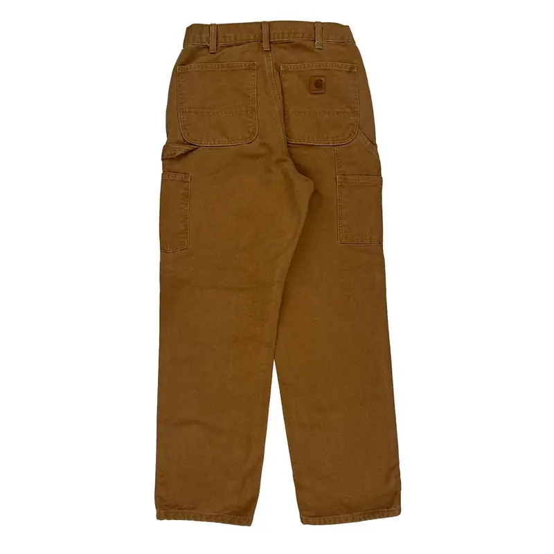 Carhartt Carpenter Trousers - 28? Waist Brown Cotton