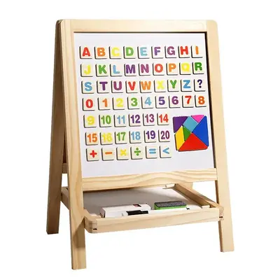 Double-sided Drawable & Writable Drawing Board, 1 Set Foldable Erasable Drawing Boards with Accessories, Creative Learning To...