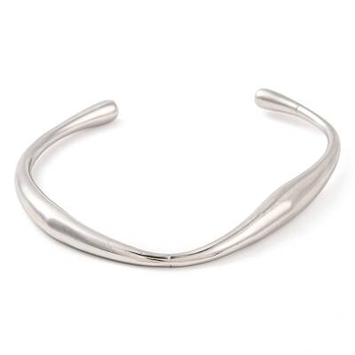 Non-Tarnish 304 Stainless Steel Open Cuff Bangles for Women
